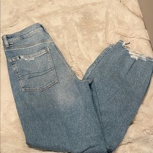 American Eagle Outfitters Light Blue Straight Leg Jeans